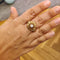 Bague Bague dôme motifs floraux en or jaune et diamant 58 Facettes 5619