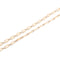 Collier Sautoir or jaune maillons ovales ciselés 58 Facettes 1