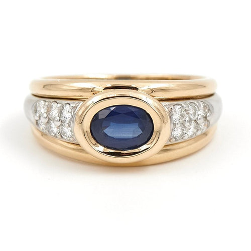 Bague 53 Bague Or jaune Saphir 58 Facettes 1875613CN