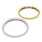 Bracelet Duo de joncs vintage or jaune et blanc, diamants. 58 Facettes 33078