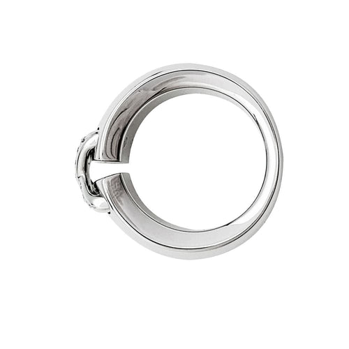 Bague 52 Bague Chaumet ,"Liens", or blanc et diamants. 58 Facettes 32678