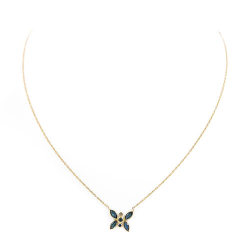 Collier Collier Pendentif Or jaune Saphir 58 Facettes 2052058CN