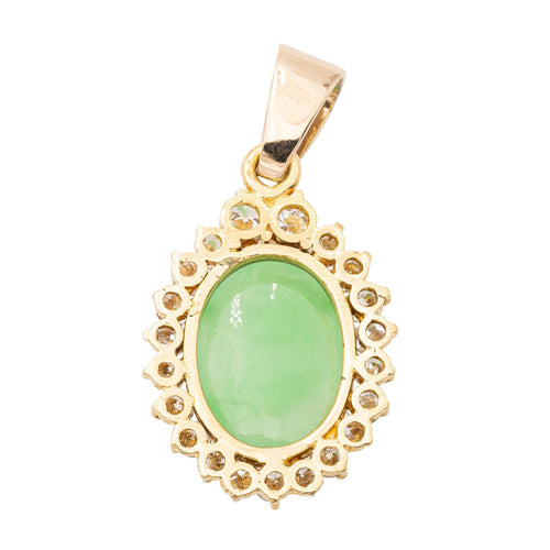 Pendentif Pendentif Or jaune Jade Jadéite 58 Facettes 2432023CN