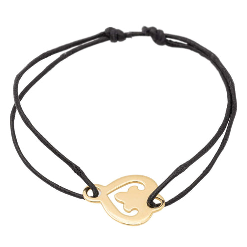 Bracelet O.J. Perrin Bracelet Coeur Légendes Or jaune 58 Facettes 2486924CN
