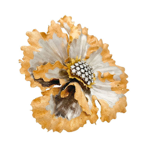 Broche Broche, pendentif Buccellati, "Prestigio", 3 ors et diamants. 58 Facettes 31654