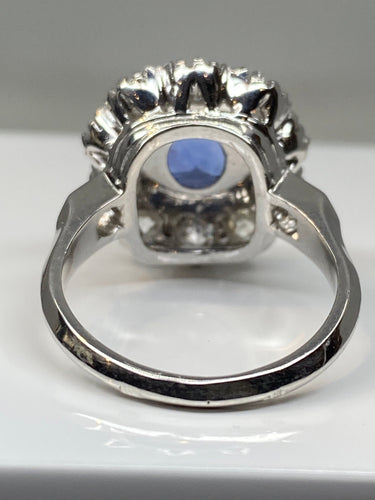 Bague Bague Marguerite en or saphir et diamants 58 Facettes