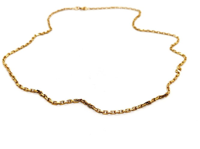 Collier Collier Maille forçat Or jaune 58 Facettes 1186454CN
