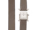 Montre montre HERMES heure h mm double hh1.210 30 mm tour quartz acier 58 Facettes 252960