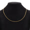 Collier Chaîne maille gourmette alternée limée 58 Facettes CVCH12