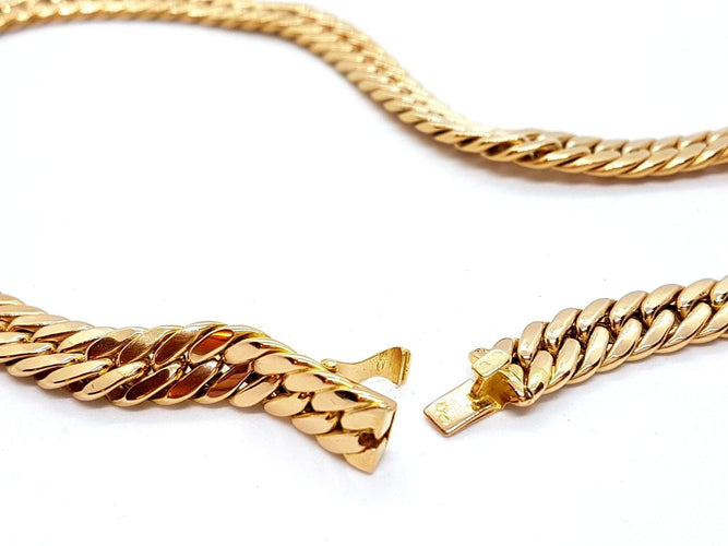Collier Collier Maille anglaise Or jaune 58 Facettes 06076CD