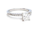 Bague 53 Bague Solitaire Or blanc Diamant 58 Facettes 578718RV