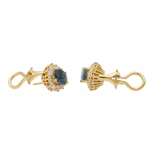 Boucles d'oreilles Boucles d'oreilles Or jaune Saphir 58 Facettes 2414561CN