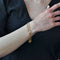 Bracelet Bracelet ancien en or chaines et plaques émaillées 58 Facettes 21-039