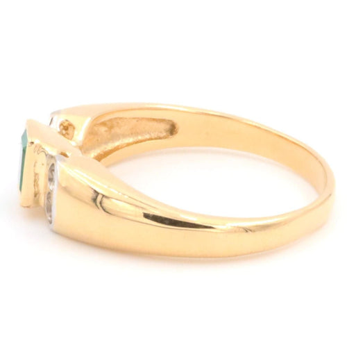 Bague 52 Bague Or jaune Emeraude 58 Facettes 1831813CN