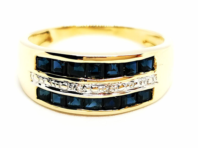 Bague 60 Bague Or jaune Saphir 58 Facettes 1599725CN