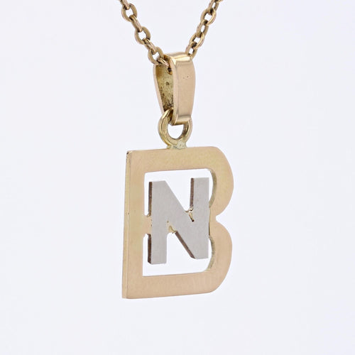 Pendentif Pendentif 2 ors initiales 58 Facettes CVP69