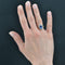 Bague 54 Bague ancienne saphir et diamants 58 Facettes 22-171