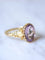 Bague Bague Victorienne intaille fleur améthyste et diamants sur or 58 Facettes