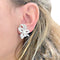 Boucles d'oreilles Boucles d'oreilles, platine, diamants. 58 Facettes 32536