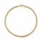 Bracelet Bracelet or jaune maille gourmette plate 58 Facettes CVBR34