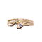 Bague Bague serpent or jaune et saphir 58 Facettes