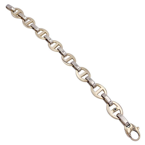 Bracelet Bracelet deux ors maille marine. 58 Facettes 32406