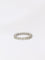 Bague Alliance américaine en or blanc et diamants 1 ct 58 Facettes J70