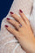 Bague 54 Bague Pompadour Or blanc Saphir 58 Facettes 2634193CN