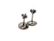 Boucles d'oreilles Boucles d'oreilles Puces Or noir Diamant 58 Facettes 578733RV