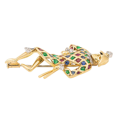 Broche Broche Or jaune Emeraude 58 Facettes 2303298CN