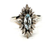Bague 51 Bague Or blanc Aigue marine 58 Facettes 1752576CN