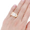 Bague 51 Bague Tank en or rose, platine, diamants. 58 Facettes 33288