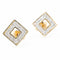 Boucles d'oreilles Boucles d'oreilles Puces Or jaune Diamant 58 Facettes 2090633CN