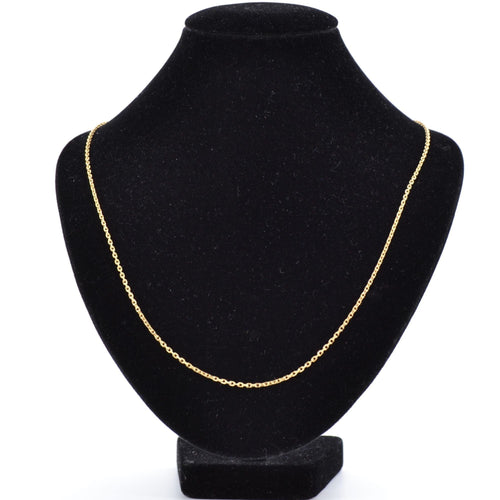 Collier Chaine maille forçat limée en or jaune 58 Facettes 22-415B