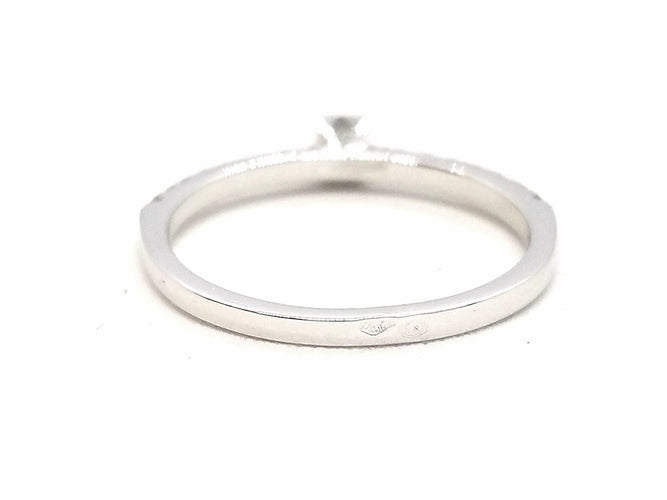 Bague 53 Bague Solitaire Or blanc Diamant 58 Facettes 578730RV