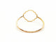 Bague 53 Bague Transparence Or rose 58 Facettes 578912RV