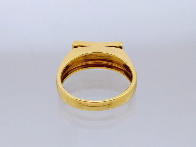 Bague Bague en or jaune et diamants 58 Facettes 20089
