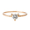 Bague 52 Bague Solitaire Or rose Diamant 58 Facettes 2709631CN