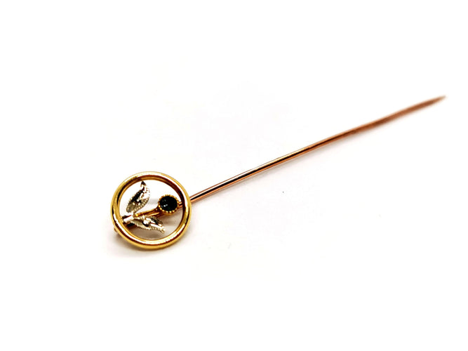 Broche Broche Epingle Or jaune Emeraude 58 Facettes 1254360CN
