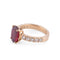 Bague Bague or jaune rubis et diamants 58 Facettes 1