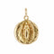 Pendentif Médaille ancienne or jaune Saint Michel et Vierge Marie 58 Facettes CVP74