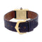 Montre Montre Cartier "Tank Must" argent plaqué or, cadran laqué marron. 58 Facettes 33542