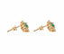 Boucles d'oreilles PUCES D'OREILLES DIAMANTS & EMERAUDES 58 Facettes BO/220139