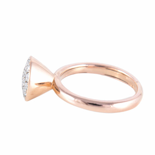 Bague BAGUE "CÔNE" OR & DIAMANTS 58 Facettes BO/220148