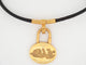 Collier collier HERMES quitte ou double + pendentif cadenas 2003 annee mediterranee 58 Facettes 257869
