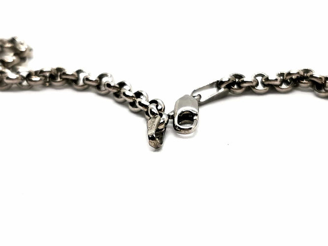 Collier Collier Maille jaseron Or blanc 58 Facettes 1089414CN