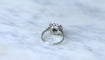Bague 52 Bague Art Déco Or blanc Platine Diamants 58 Facettes