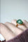 Bague Bague Or jaune cabochon d'Emeraude 58 Facettes