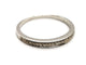 Bague 56 Bague Demie alliance Or blanc Diamant 58 Facettes 1178324CD