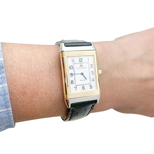 Montre Montre Jaeger Lecoultre, "Reverso", or et acier. 58 Facettes 31349